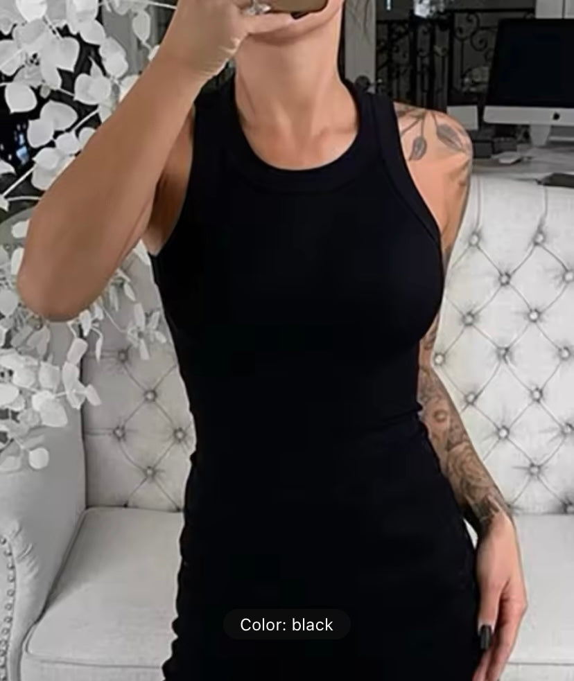WOMENS ROUND NECK TANK TOP